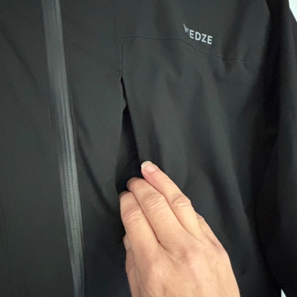 Decathlon Piste 500 down and feather filled black and grey ski jacket size L - Picture 6 of 17